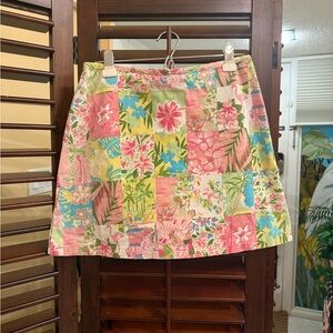 Floral Patchwork Skort